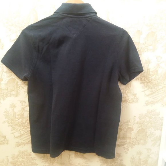 Tommy Hilfiger Size S Custom Fit Polo Shirt Navy Blue - Picture 5 of 6